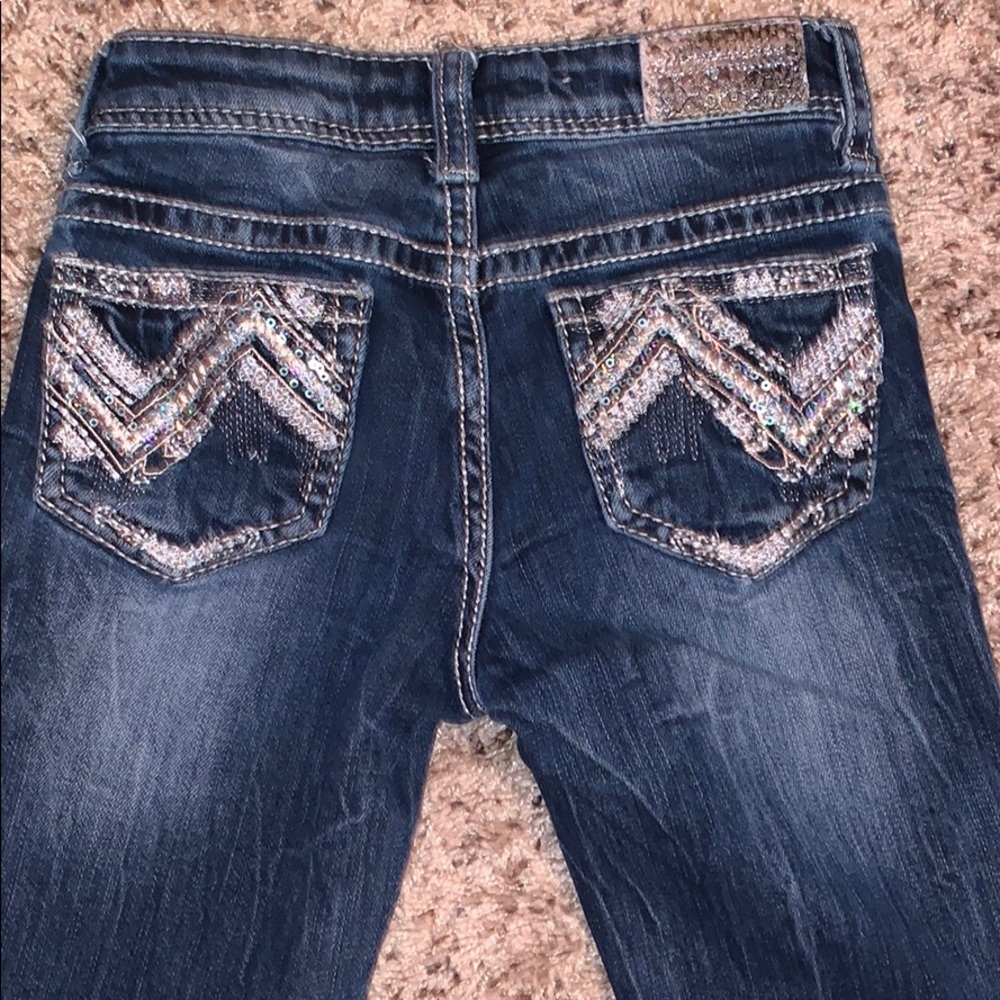Grace in LA Jeans with bling pockets!